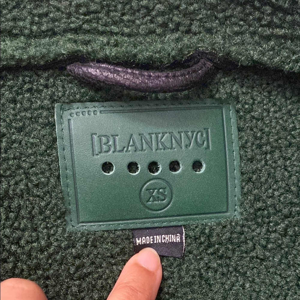 BLANKNYC Dark Green Jacket XS